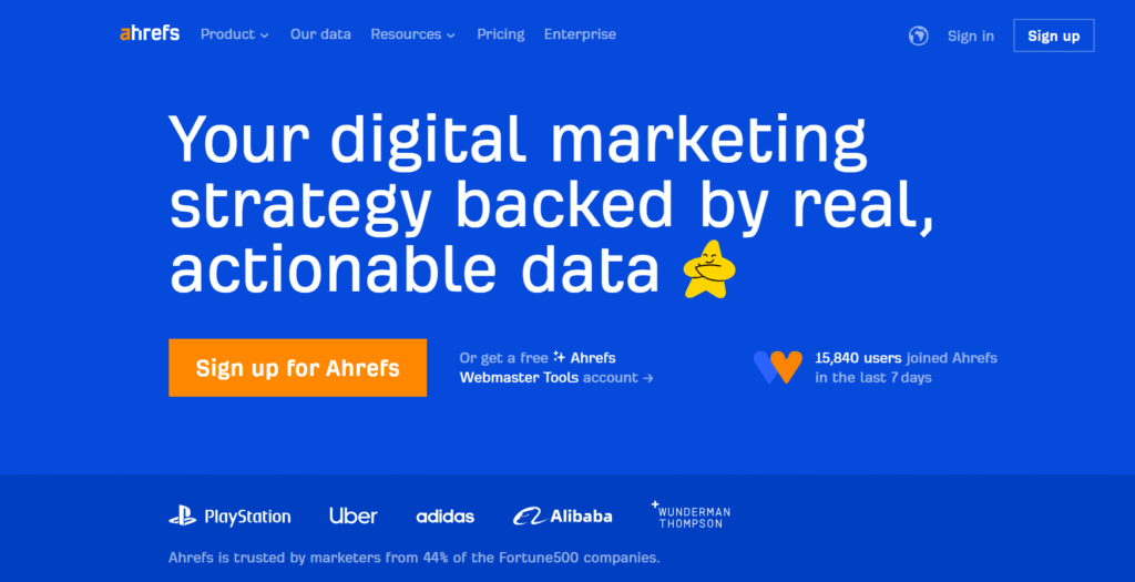 ahrefs backlink checker